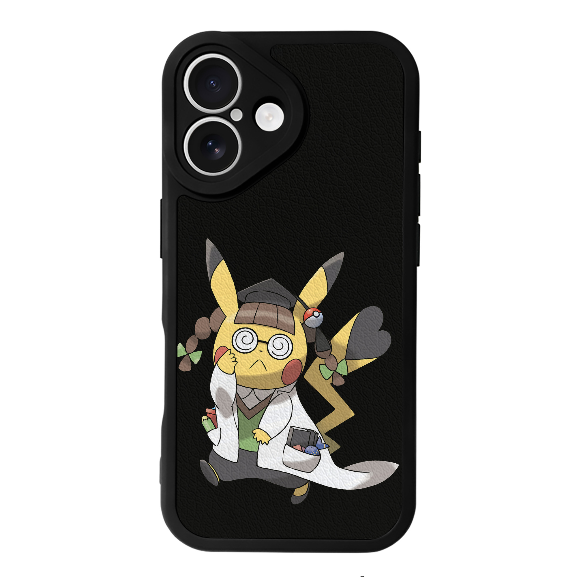 （画像用） ポケットモンスター Pokémon 【iPhone 16シリーズ対応】シリコンスマホケース（レザー調） 材質：シリコン